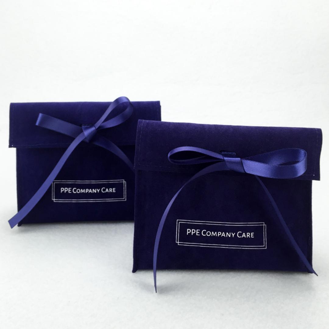 Flap Bag Envelope - Custom logo faux envelope jewellery package