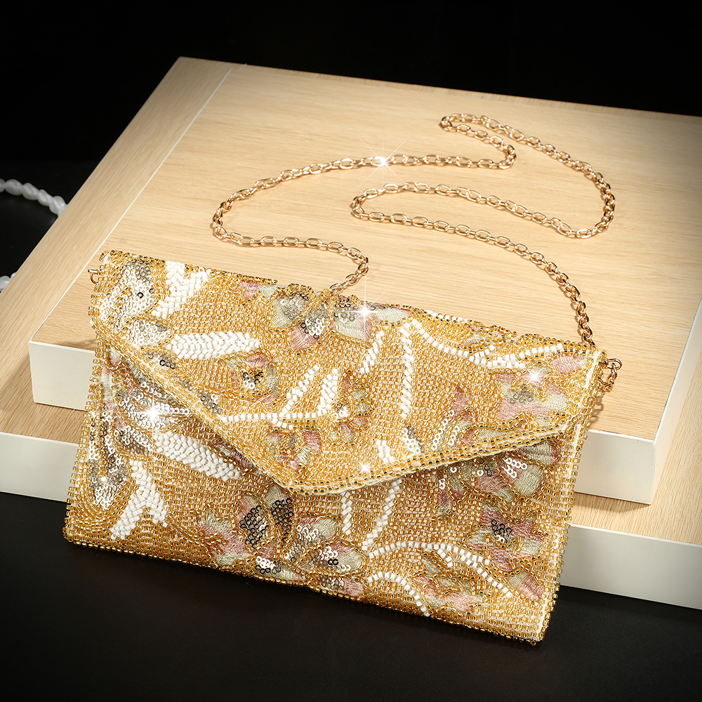 New handmade embroidered versa - Flap Bag Envelope avis et prix