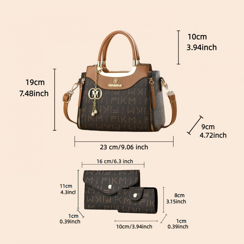 3-piece set of light luxury hi - Women Bags Luxury avis et prix