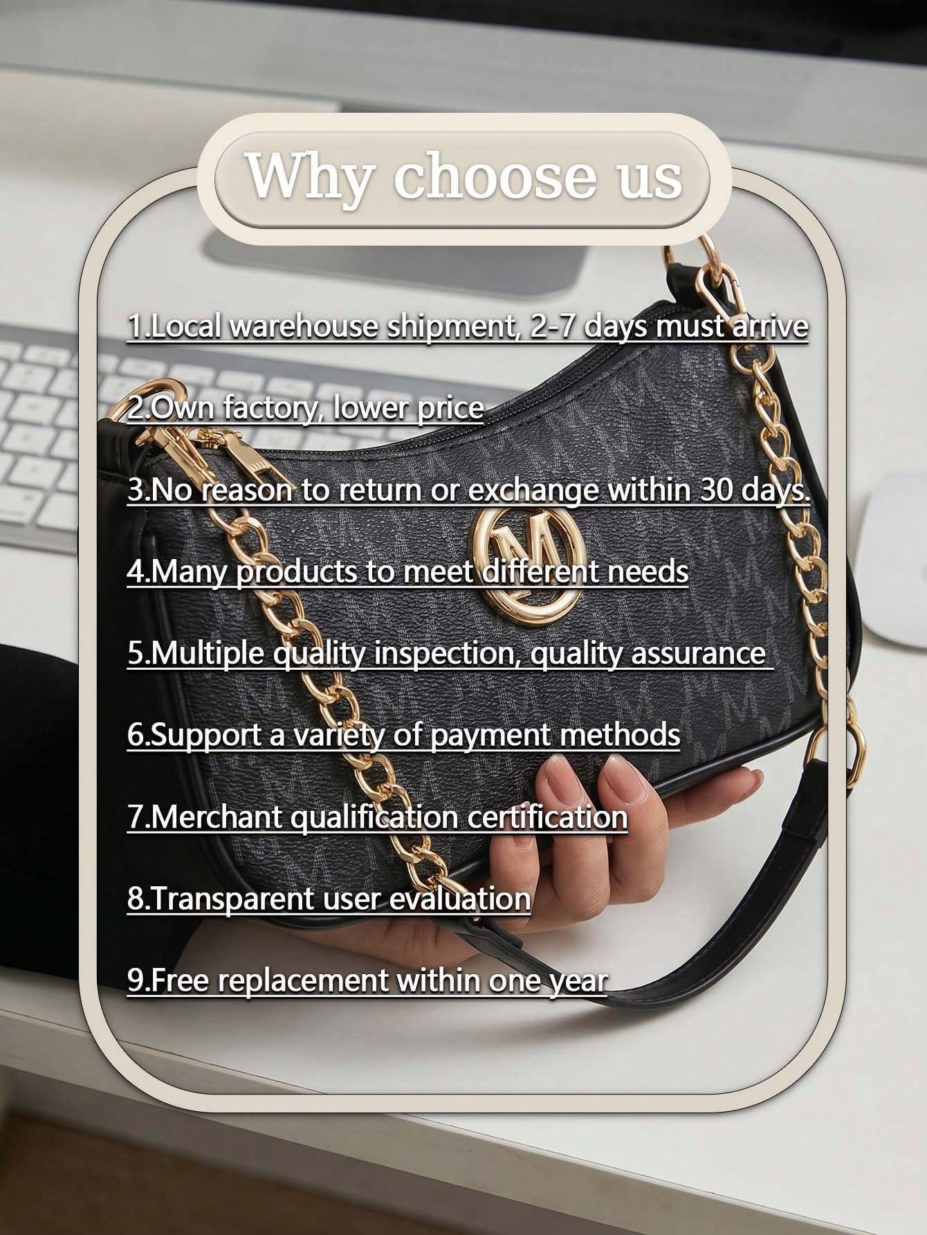Fashion Classic PU Waterproof  - Women'S Work Bags Designer avis et prix