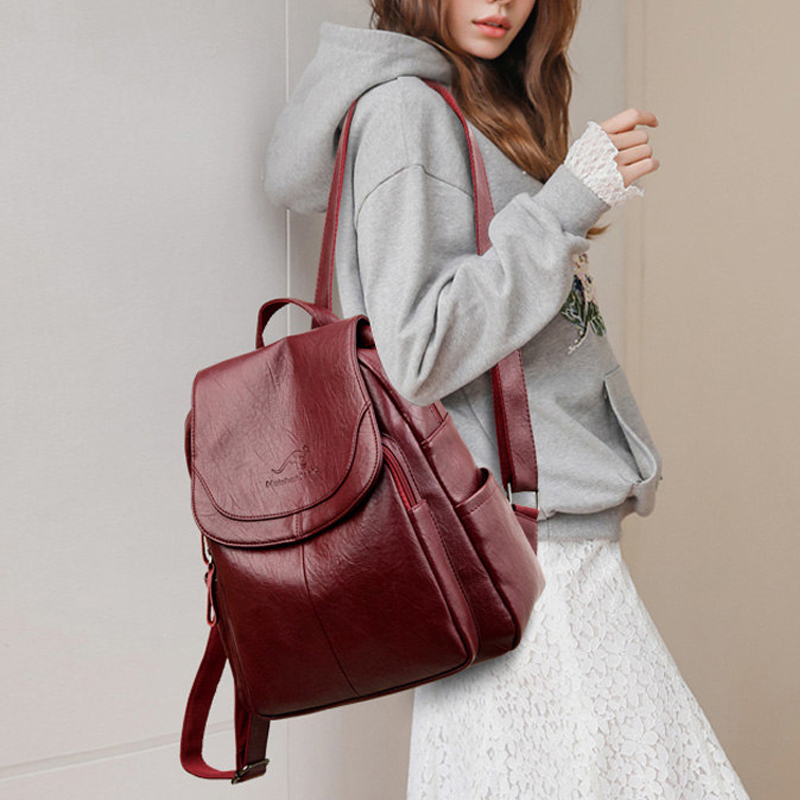 9 Color Women Soft Leather Bac - Women'S Retro Bags avis et prix