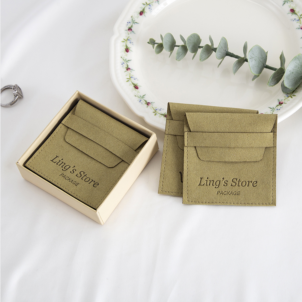 100Pcs Custom Logo Green Jewel - Flap Bag Envelope avis et prix