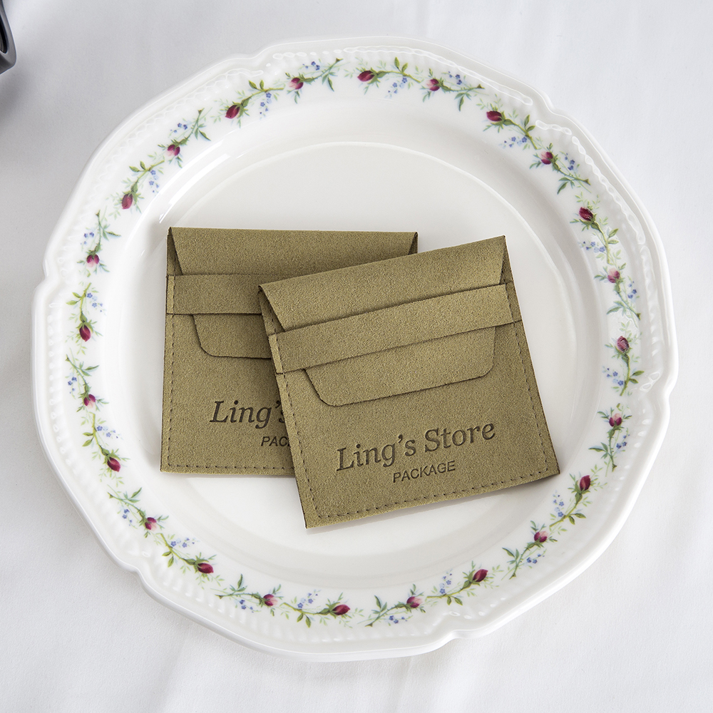 100Pcs Custom Logo Green Jewel - Flap Bag Envelope avis et prix