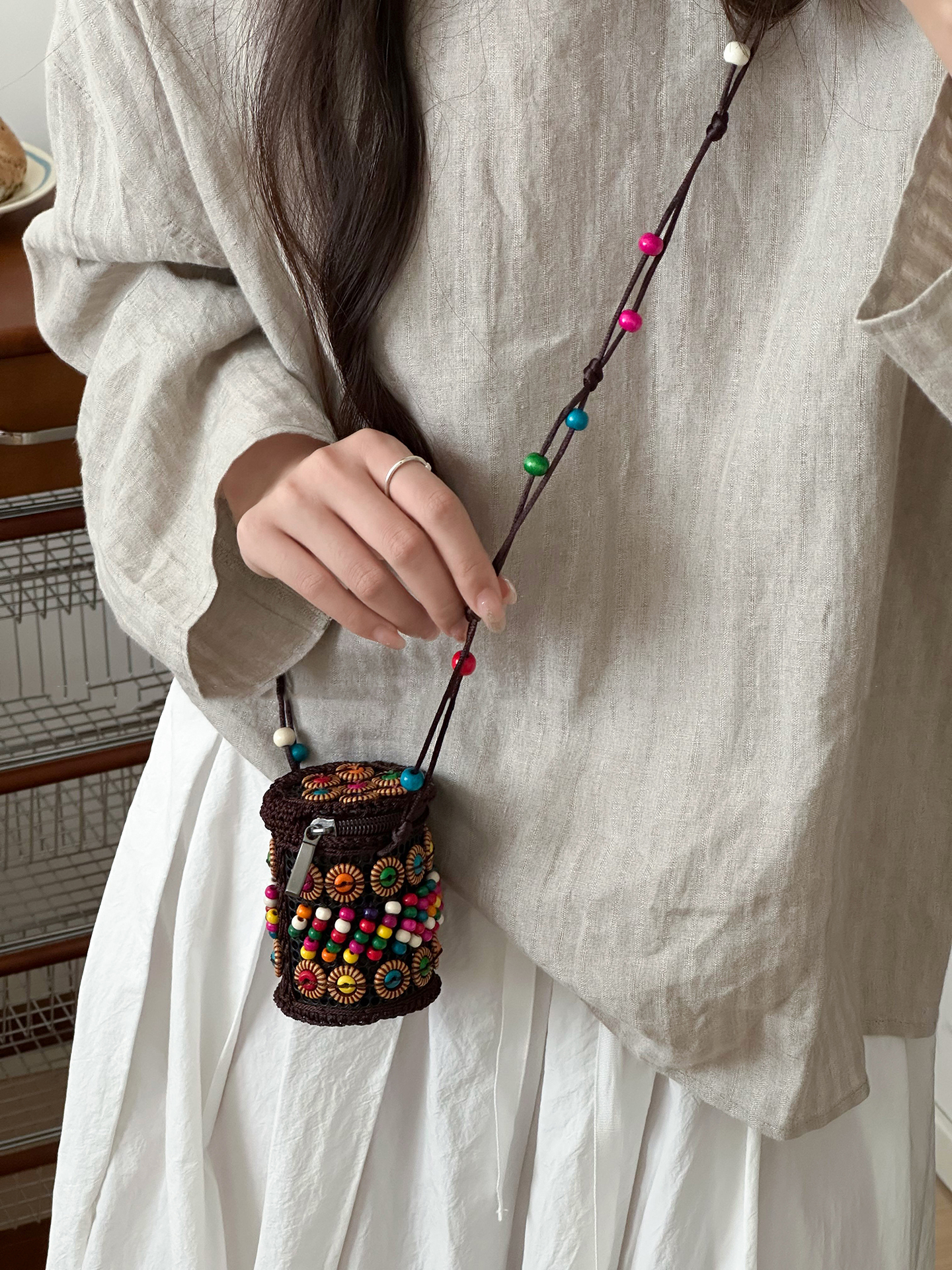 Bohemian Style Diagonal Cross  - Women'S Retro Bags avis et prix