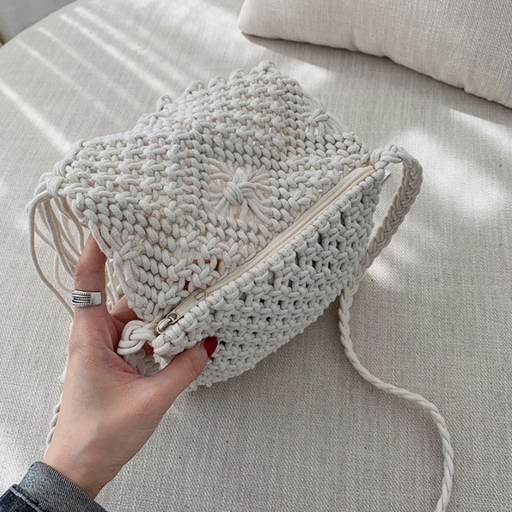 Retro Ethnic Style Woven Straw - Women'S Retro Bags avis et prix