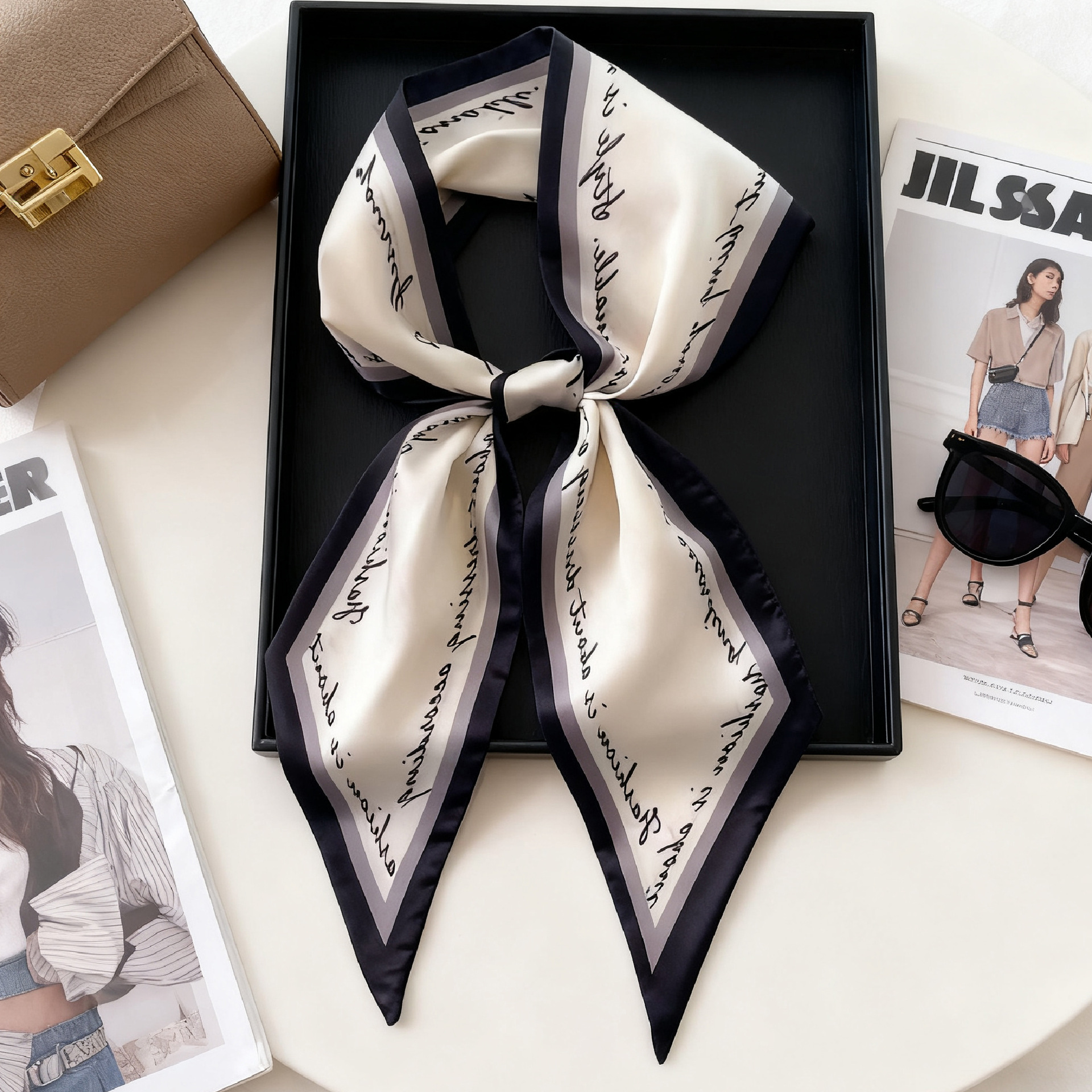 Luxury Long Neckerchief Skinny - Women Bags Luxury avis et prix