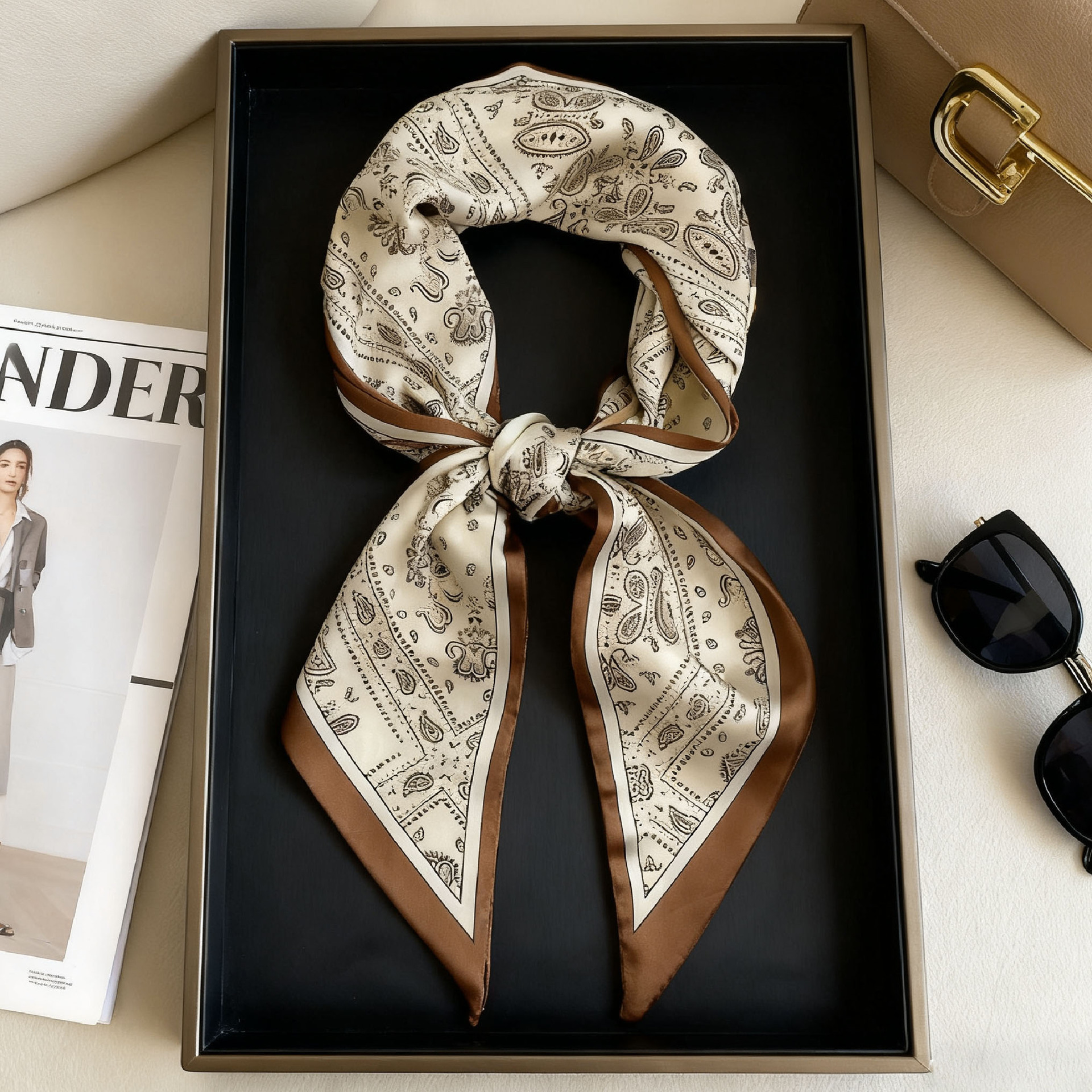 Luxury Long Neckerchief Skinny - Women Bags Luxury avis et prix