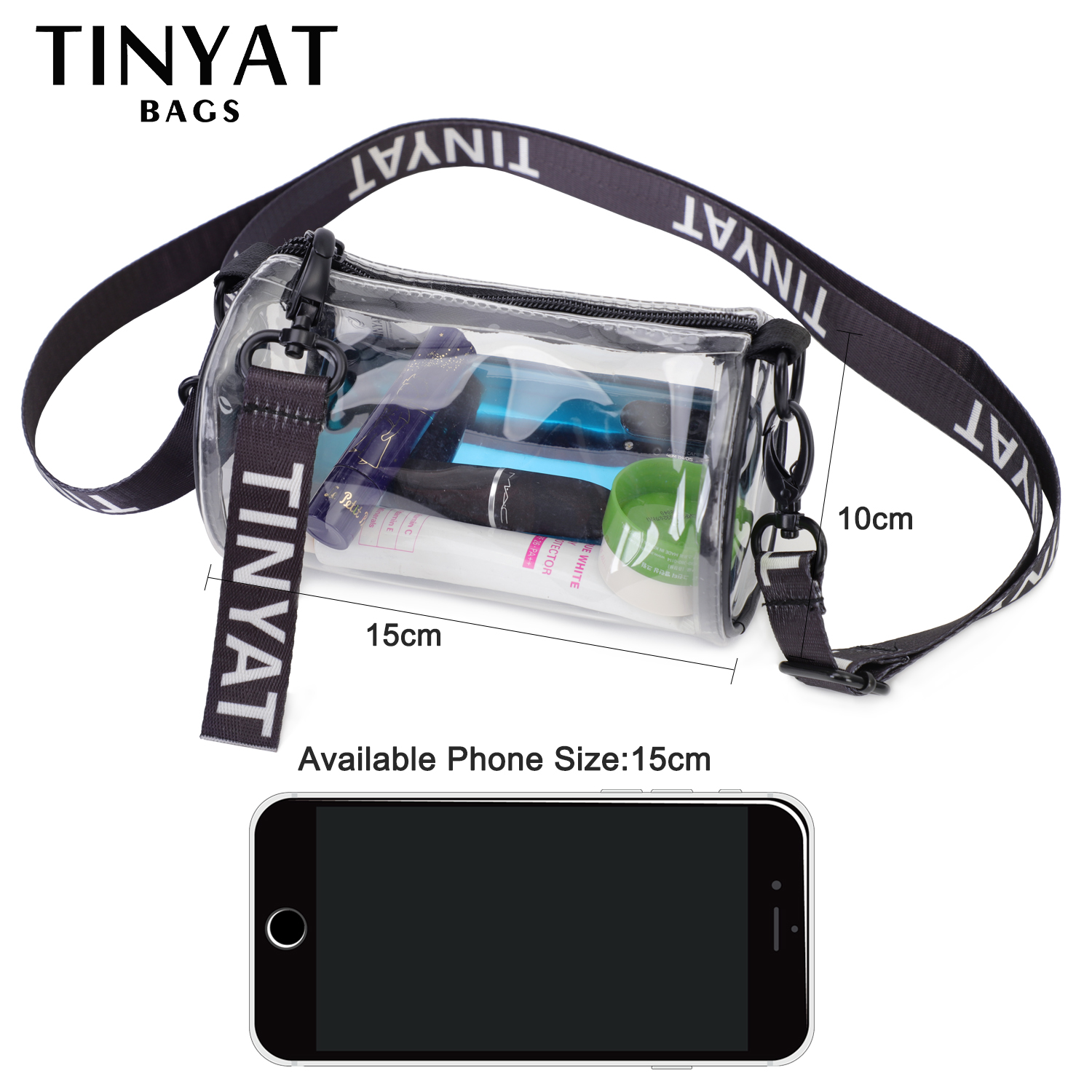 TINYAT Mini Transparent Women  - Jelly Bag Clear Pvc avis et prix