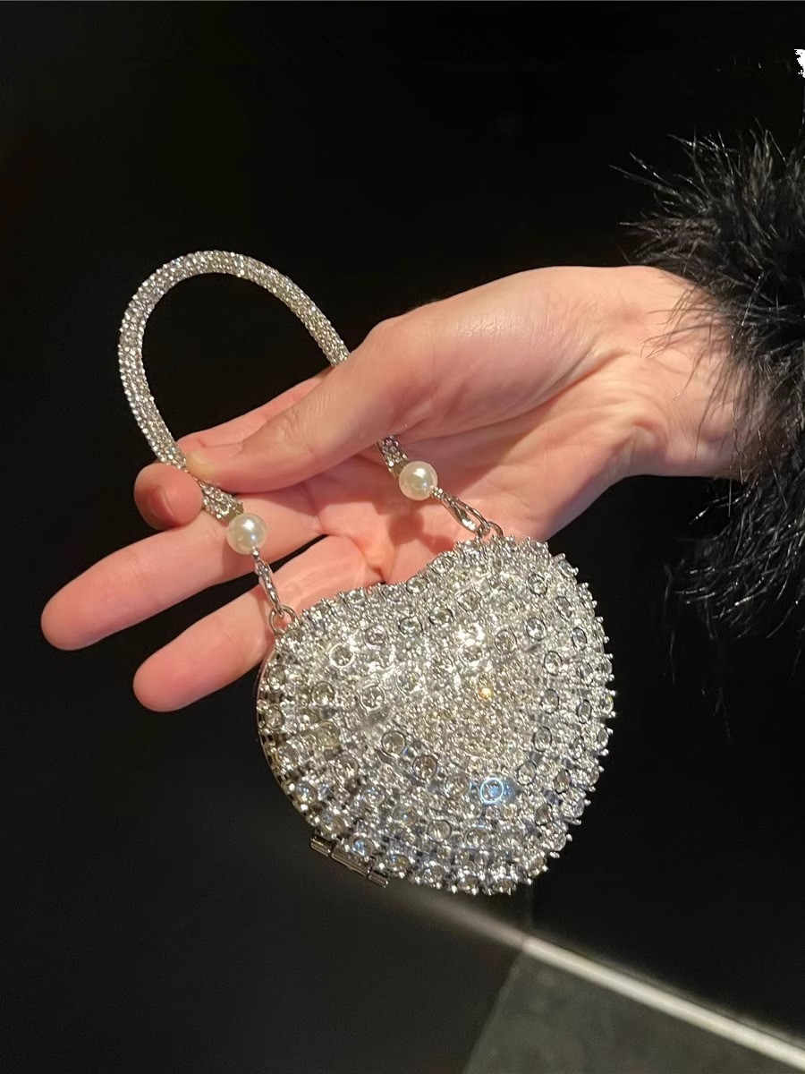 Luxury Small Bling Heart Shape - Women Bags Luxury avis et prix