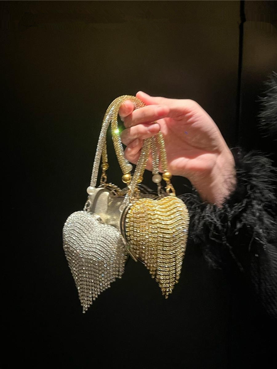 Luxury Small Bling Heart Shape - Women Bags Luxury avis et prix