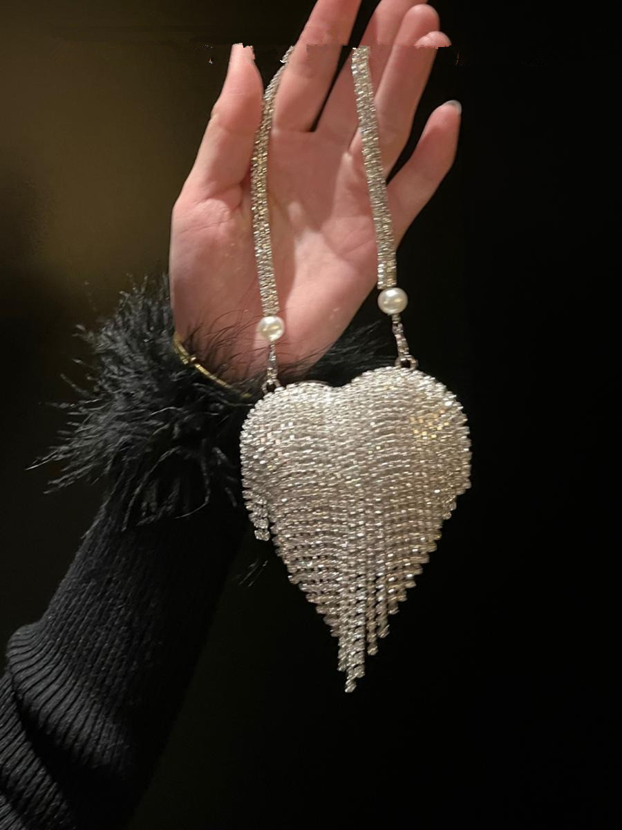 Luxury Small Bling Heart Shape - Women Bags Luxury avis et prix