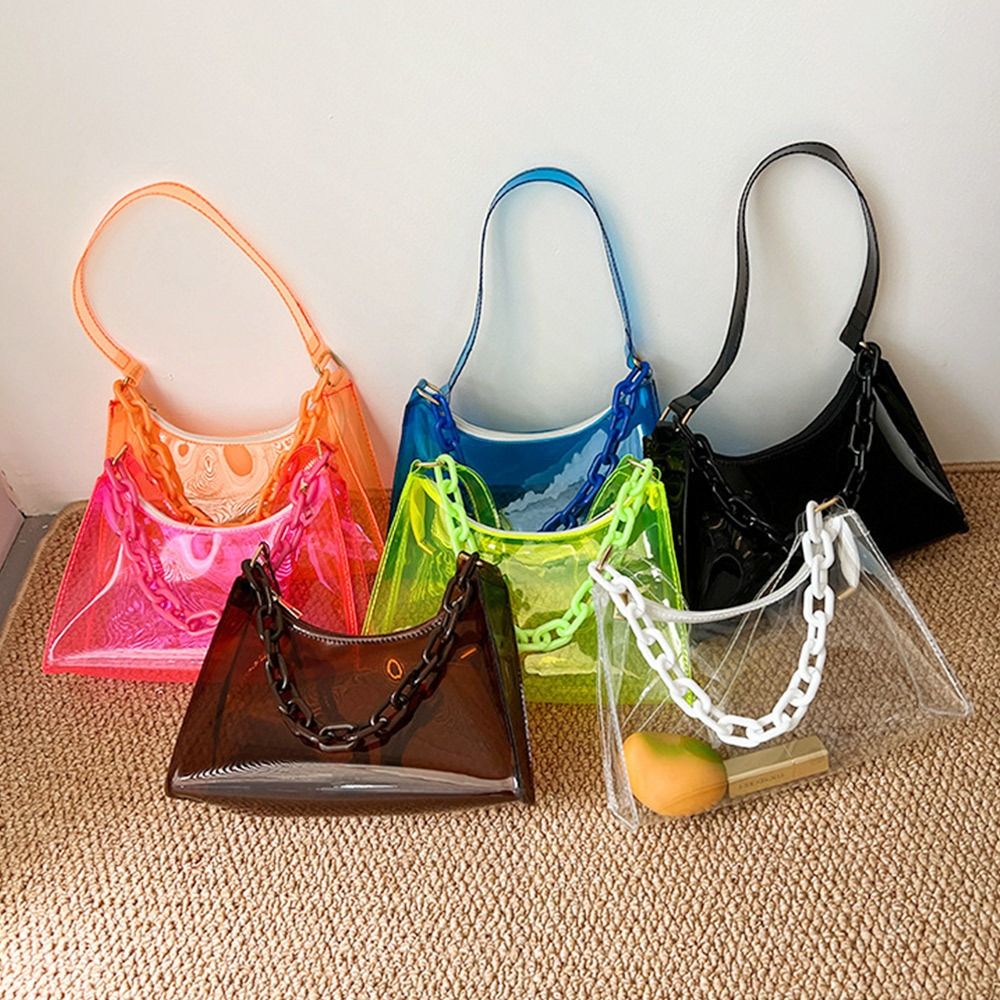 Fashion Ladies Jelly Bags PVC  - Jelly Bag Clear Pvc avis et prix