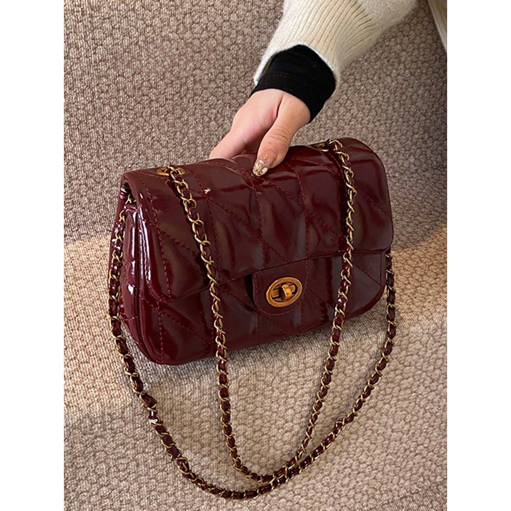 Classic Rhombus Pattern PU Wat - Women'S Work Bags Designer avis et prix