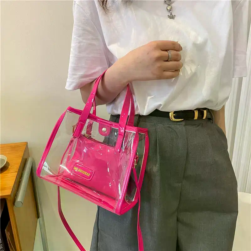 New PVC Fashion Handbag Transp - Jelly Bag Clear Pvc avis et prix