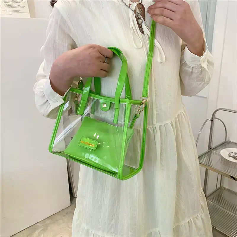 New PVC Fashion Handbag Transp - Jelly Bag Clear Pvc avis et prix