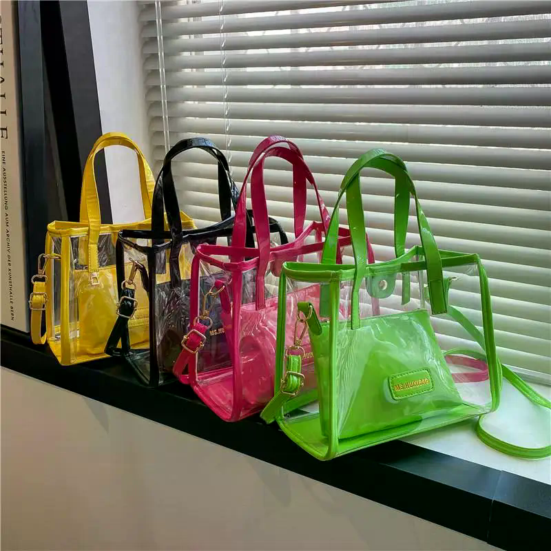 New PVC Fashion Handbag Transp - Jelly Bag Clear Pvc avis et prix