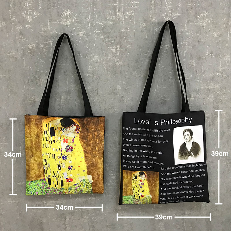 Oil Painting By Harrison Fishe - Women'S Retro Bags avis et prix