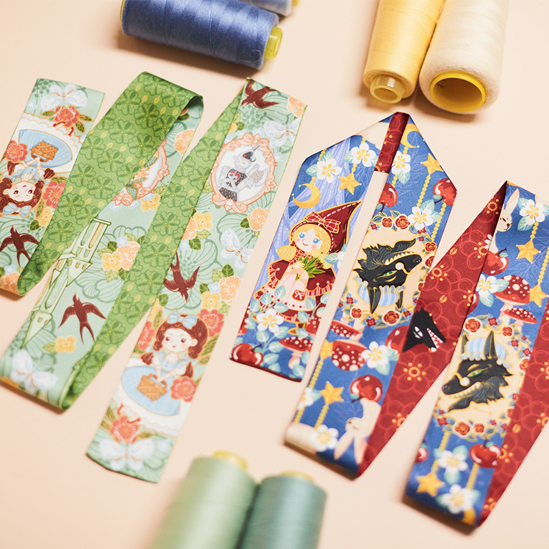 Fairy Tale Long Silk Scarf Ret - Women'S Retro Bags avis et prix