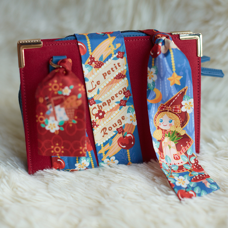 Fairy Tale Long Silk Scarf Ret - Women'S Retro Bags avis et prix
