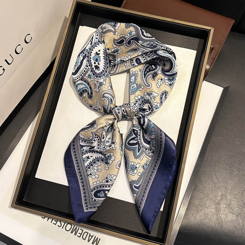 Luxury Satin Square Scarf Pais - Women'S Retro Bags avis et prix