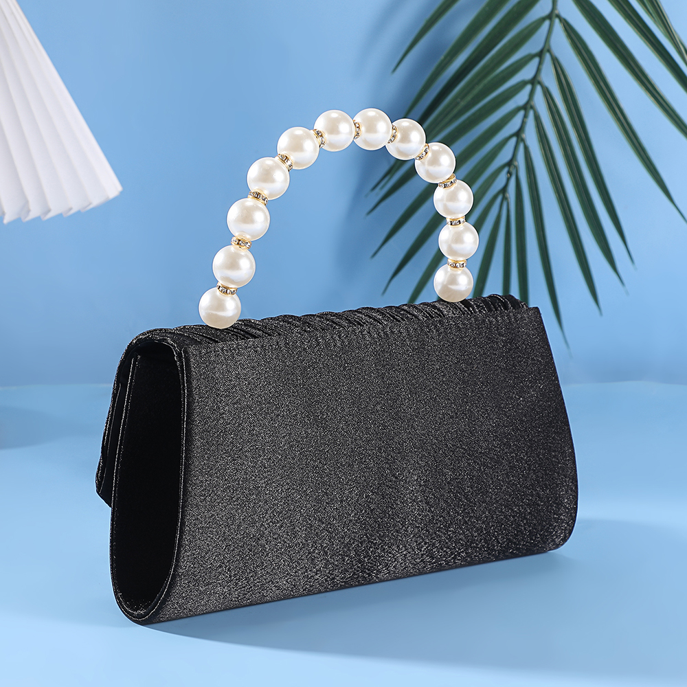New pleated pearl handbag - el - Flap Bag Envelope avis et prix