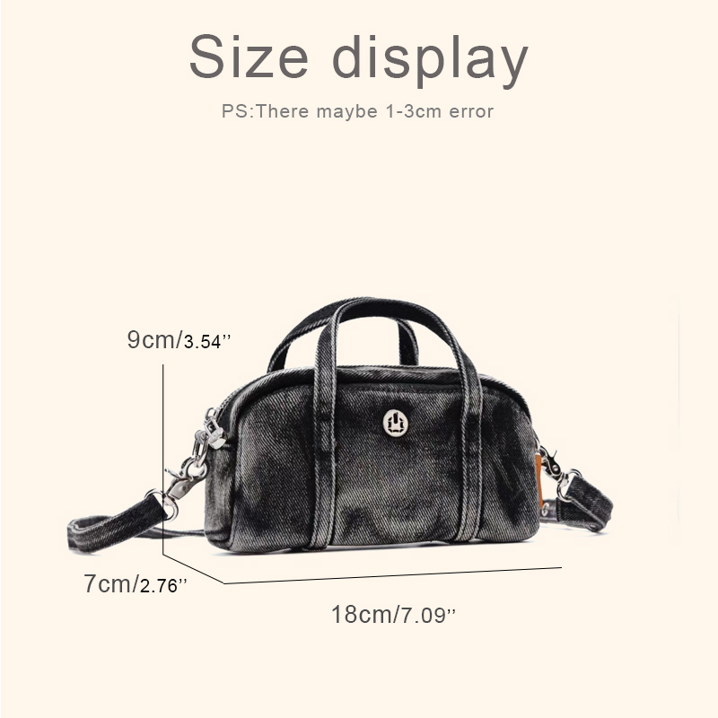 Korean Casual Mini Denim Box B - Women Bags Luxury avis et prix