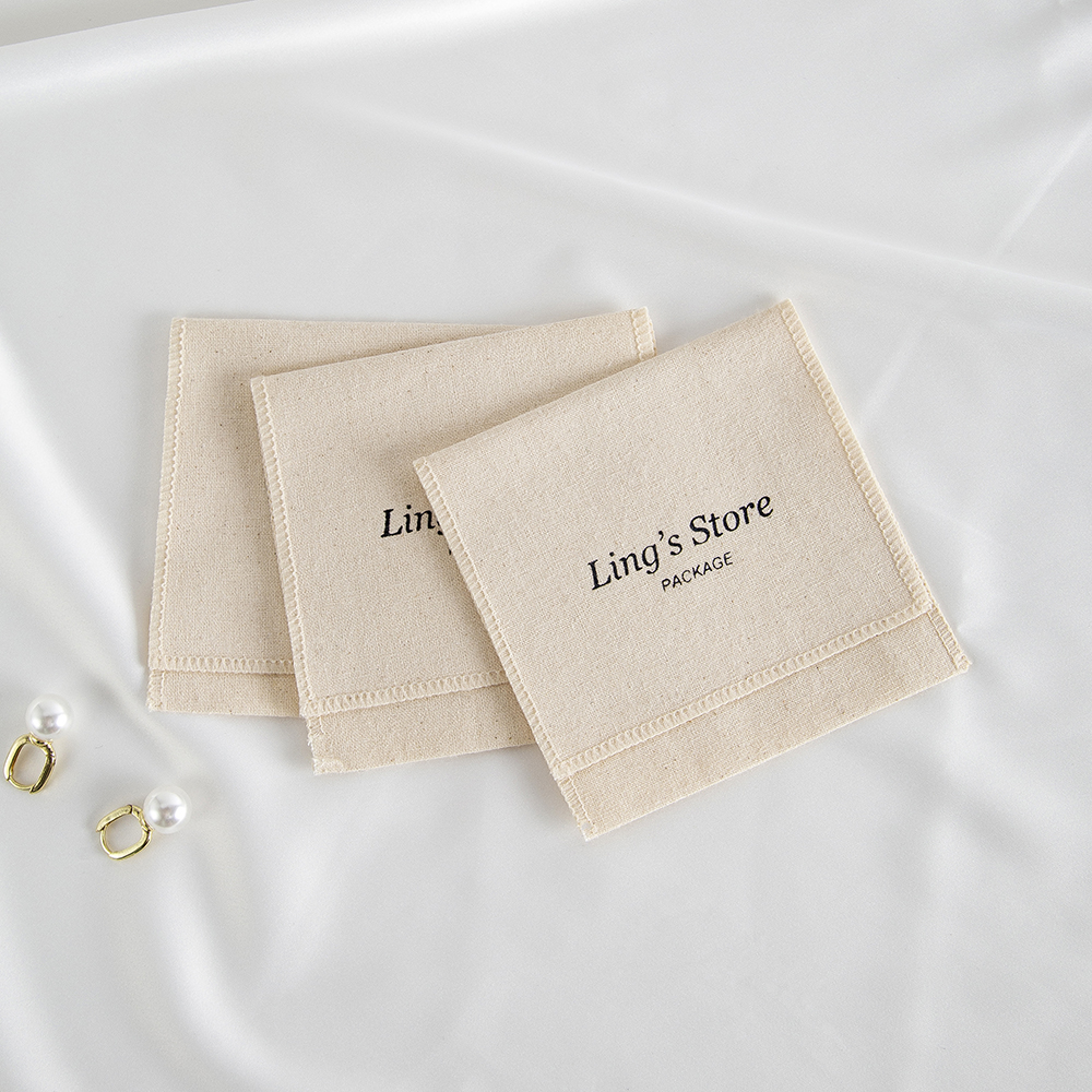 Custom Logo Canvas Cotton Musl - Flap Bag Envelope avis et prix