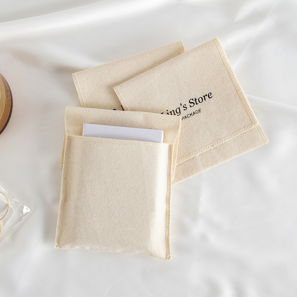 Custom Logo Canvas Cotton Musl - Flap Bag Envelope avis et prix