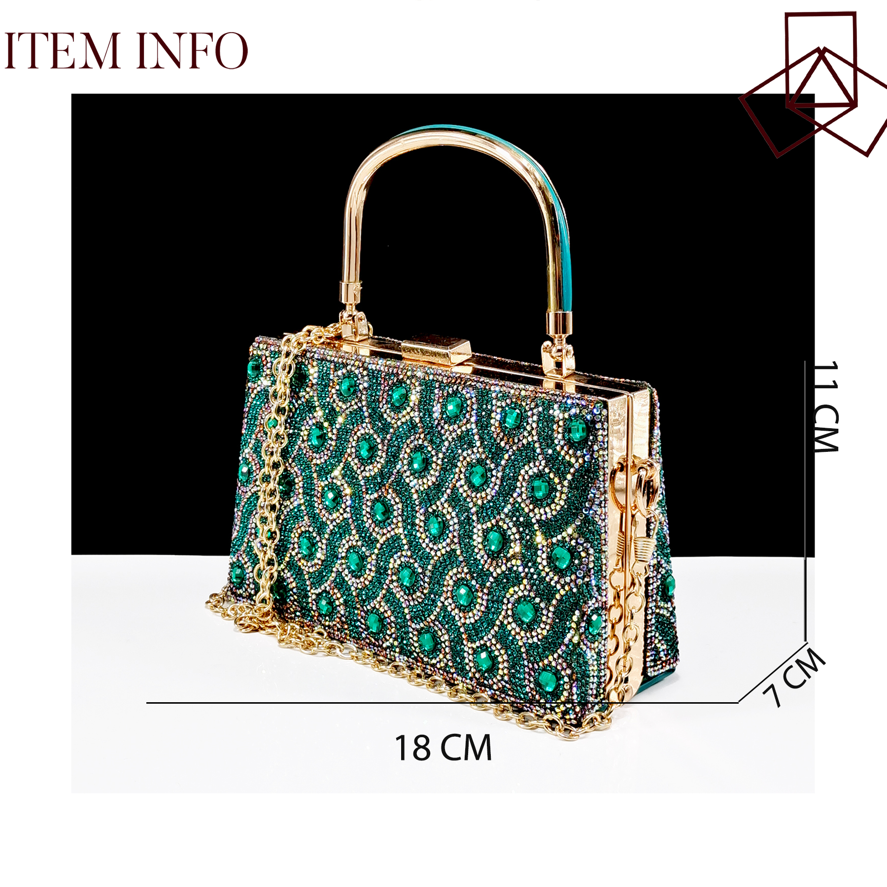 QSGFC 2026 Rhinestone Design I - Women Bags Designer Sale avis et prix