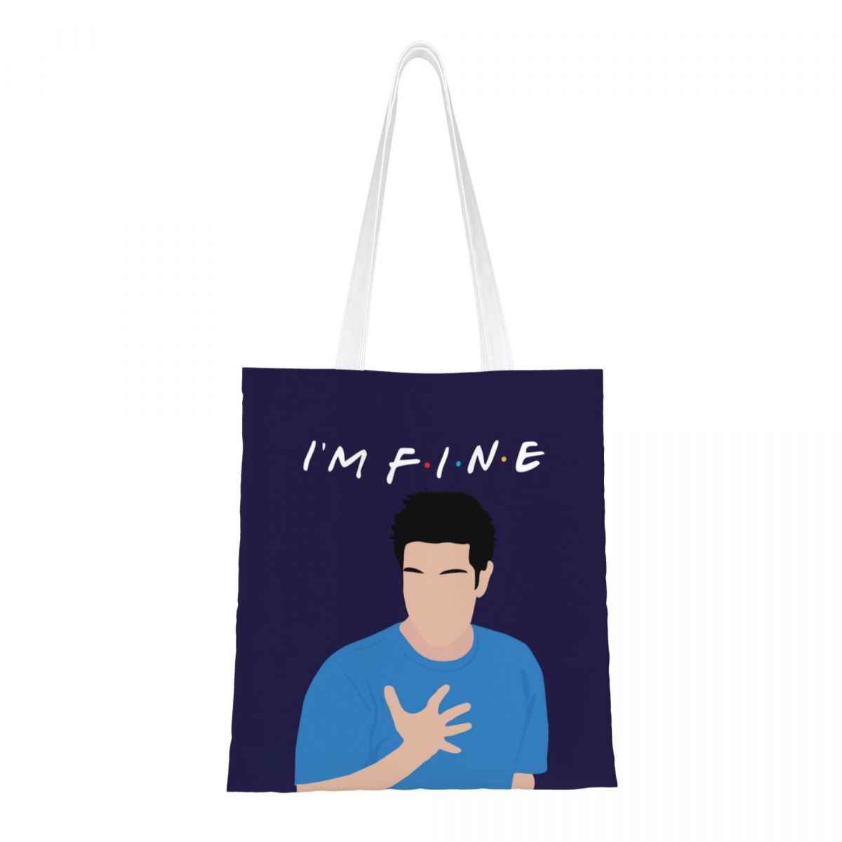 I'm Fine Canvas Tote Bag Eco-F - Women Bags Ross avis et prix