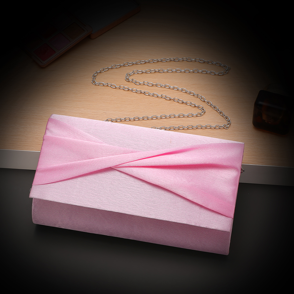 New satin evening bag with pre - Flap Bag Envelope avis et prix