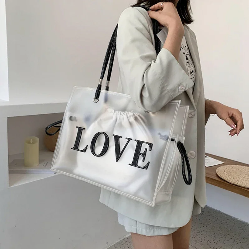 PVC Transparent Fashion Should - Jelly Bag Clear Pvc avis et prix
