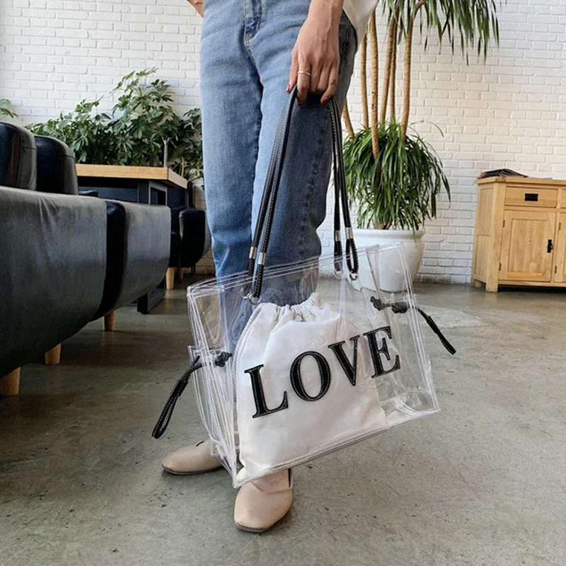 PVC Transparent Fashion Should - Jelly Bag Clear Pvc avis et prix