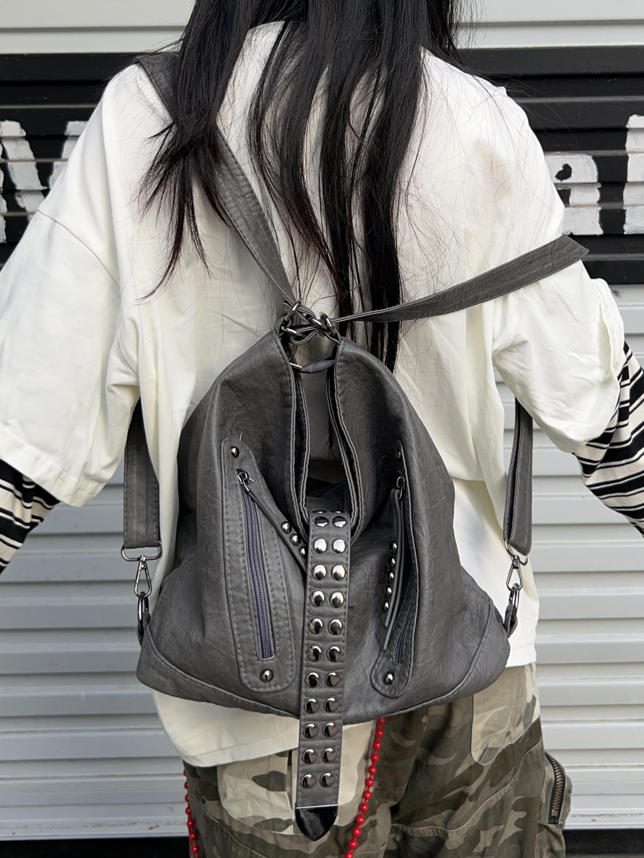 Retro Rivet Spice Girl Handbag - Women'S Retro Bags avis et prix