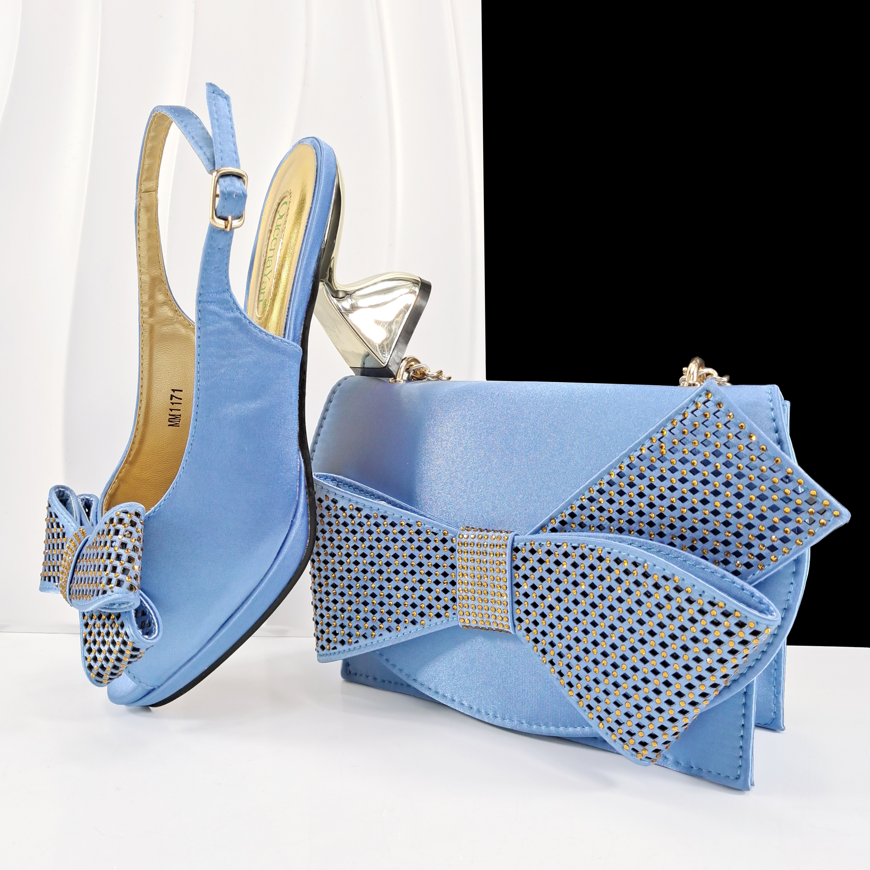 Queena Yan Sky Blue Color Peep - Women Bags Luxury avis et prix