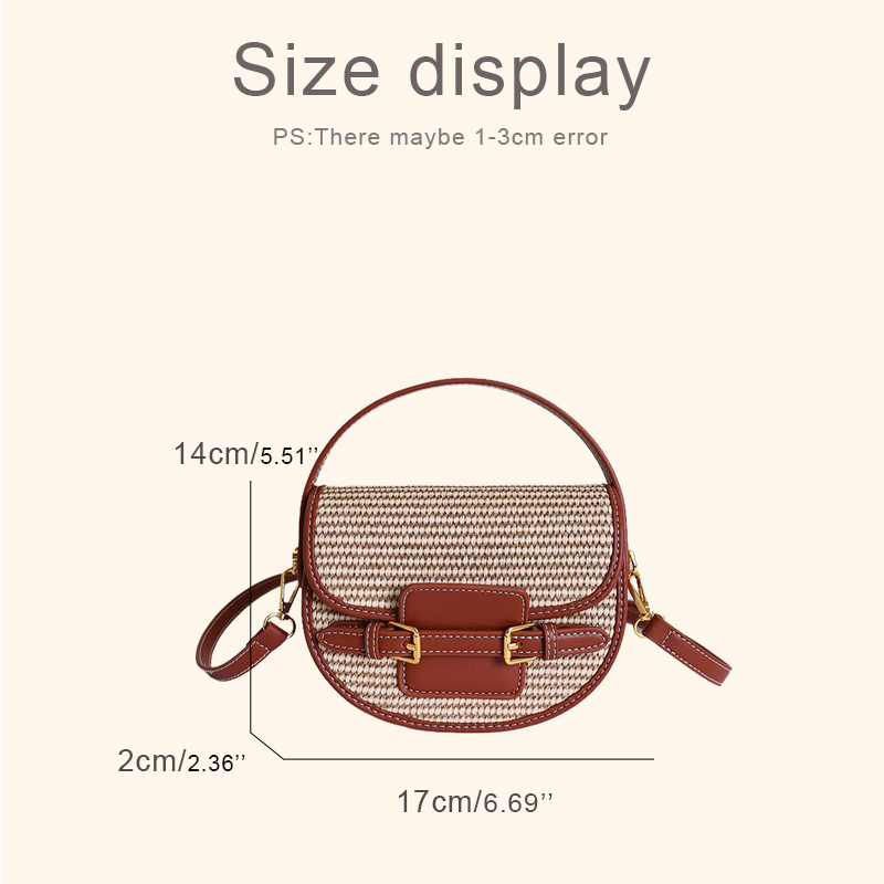 England Style Mini Straw Saddl - Women Bags Luxury avis et prix