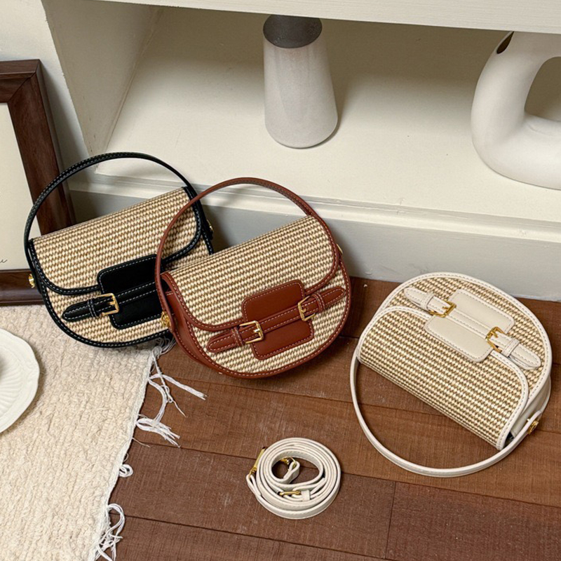 England Style Mini Straw Saddl - Women Bags Luxury avis et prix