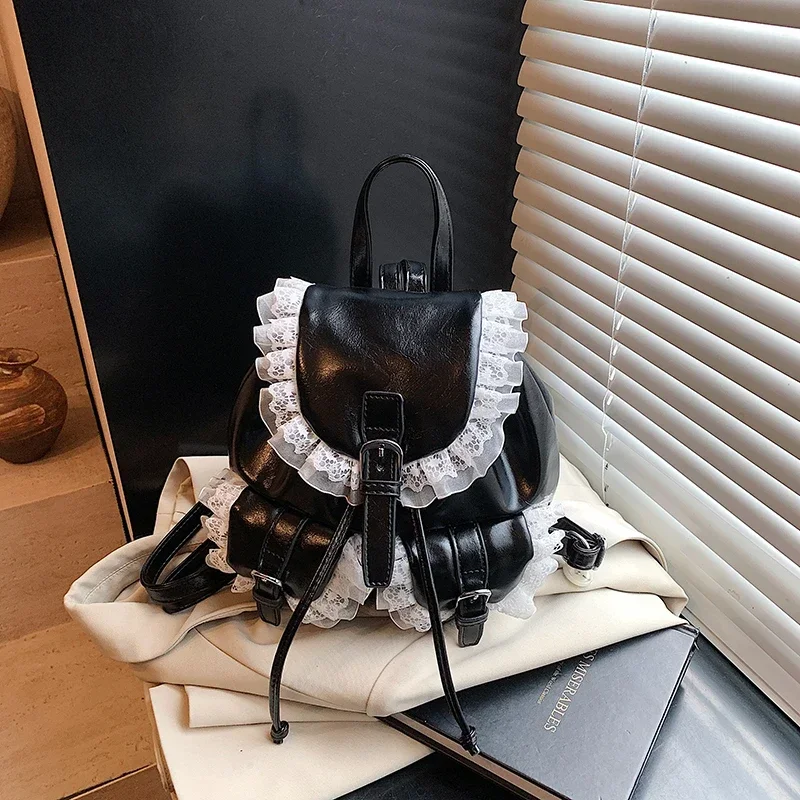 Solid PU Lace Girl Design Back - Women Bags Designer Sale avis et prix