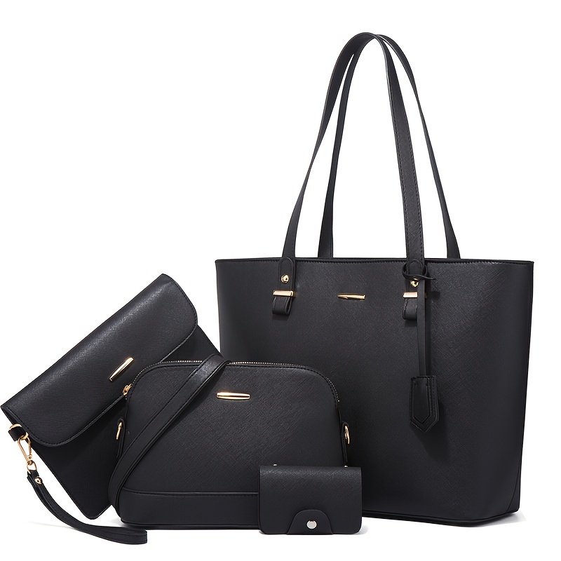 4pcs Fashion Women's Bag Sets  - Women'S Retro Bags avis et prix