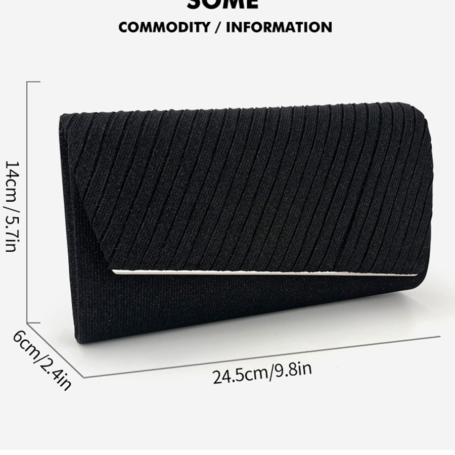 Women's Sparkle Pleated Flip E - Flap Bag Envelope avis et prix